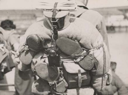 A well packed rucksack for Brighton Camp 1937