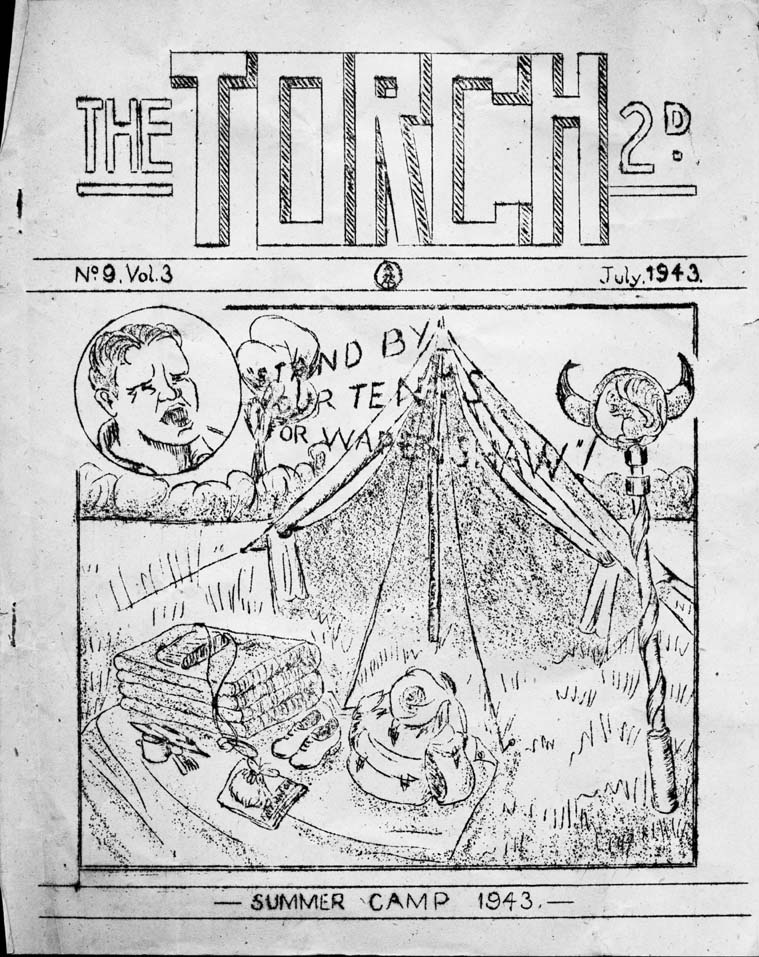 'Stand by your tents for Wapenshaw!' magazine illustration 1943