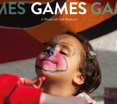 A child wearing facepaint