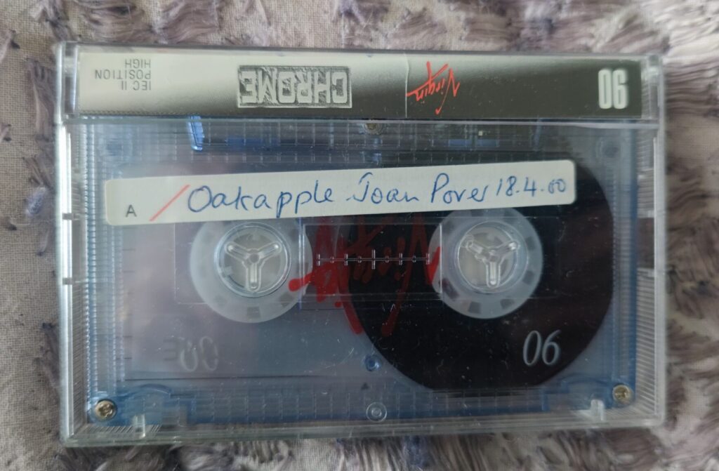 Cassette with Oakapple, Joan Pover's story
