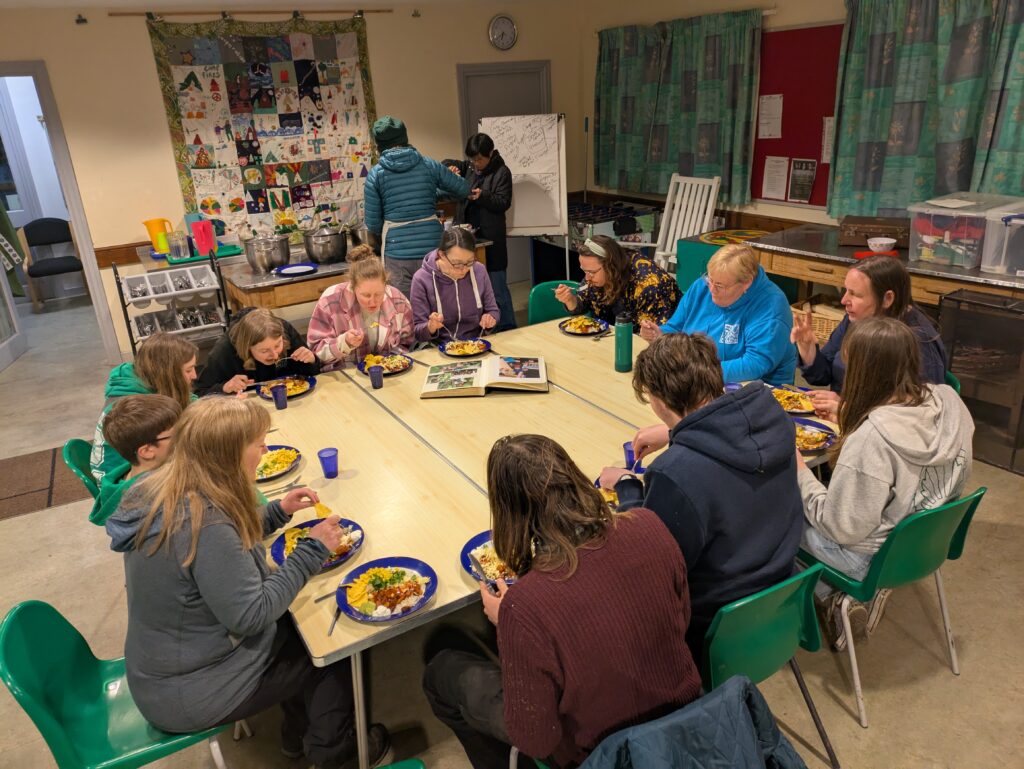 Tea time organised by the Cudham team