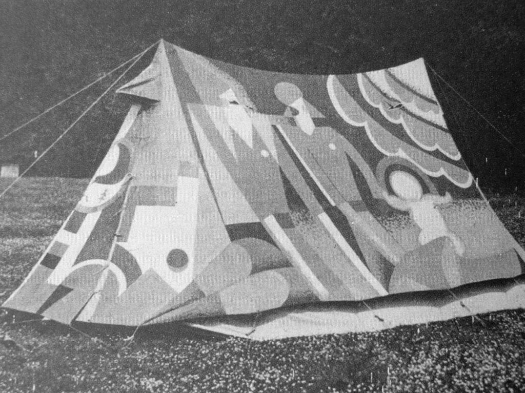 Kibbo Kift Painted Tent, 1928