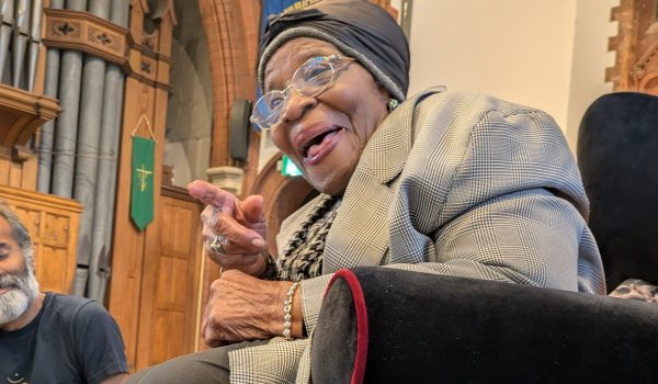 Mrs. McGhie-Belgrave MBE at Woodcraft Folk Birmingham