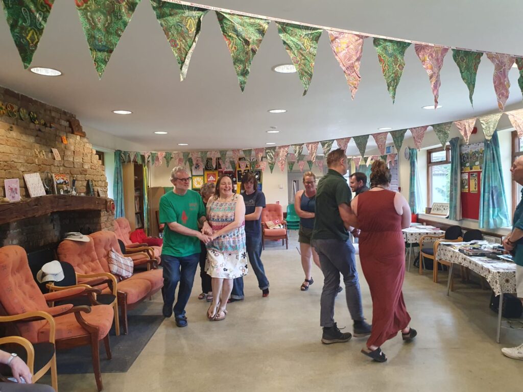 Kinsfolk dancing at Cudham