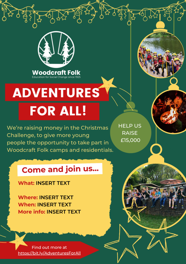 Adventures for All poster template